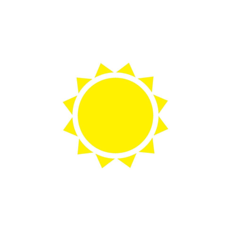 zon icoon vector ontwerp sjabloon