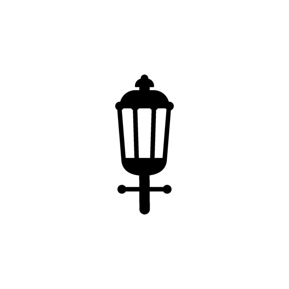 tuin lamp icoon vector ontwerp Sjablonen gemakkelijk