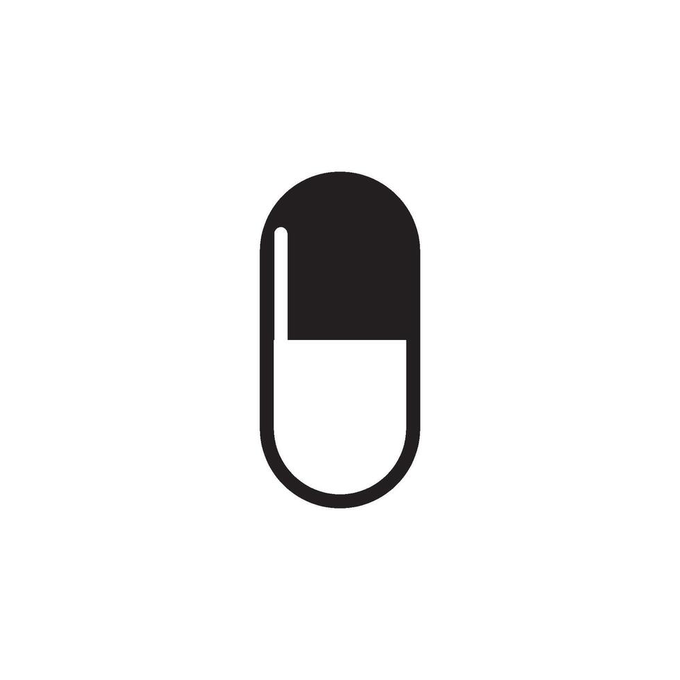 capsules en pillen icoon vector ontwerp sjabloon