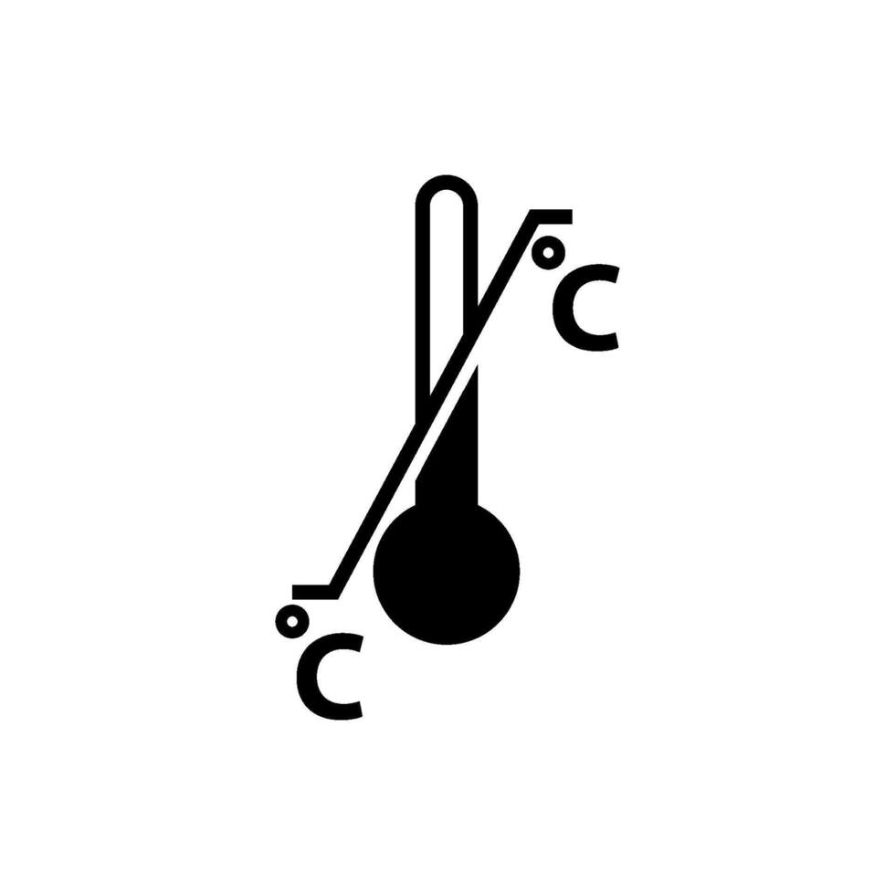 temperatuur beperking verpakking icoon vector ontwerp Sjablonen