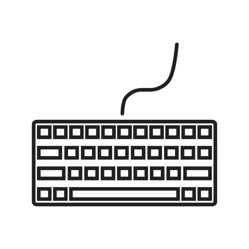 toetsenbord icoon vector ontwerp sjabloon