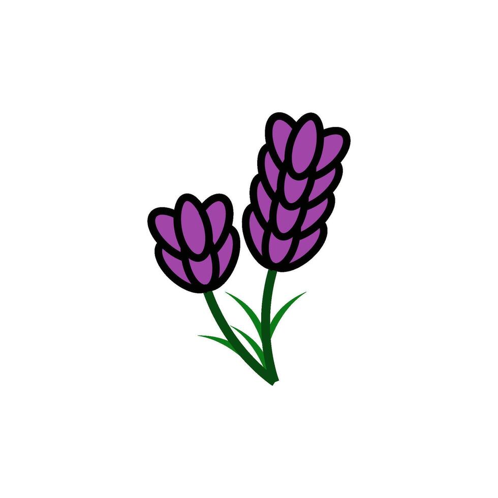 lavendel icoon vector ontwerp Sjablonen