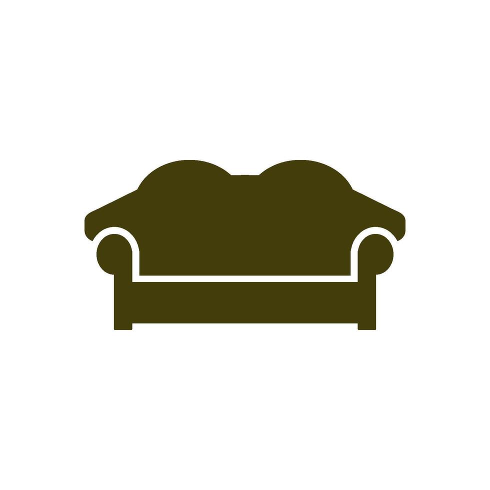 sofa icoon vector ontwerp Sjablonen