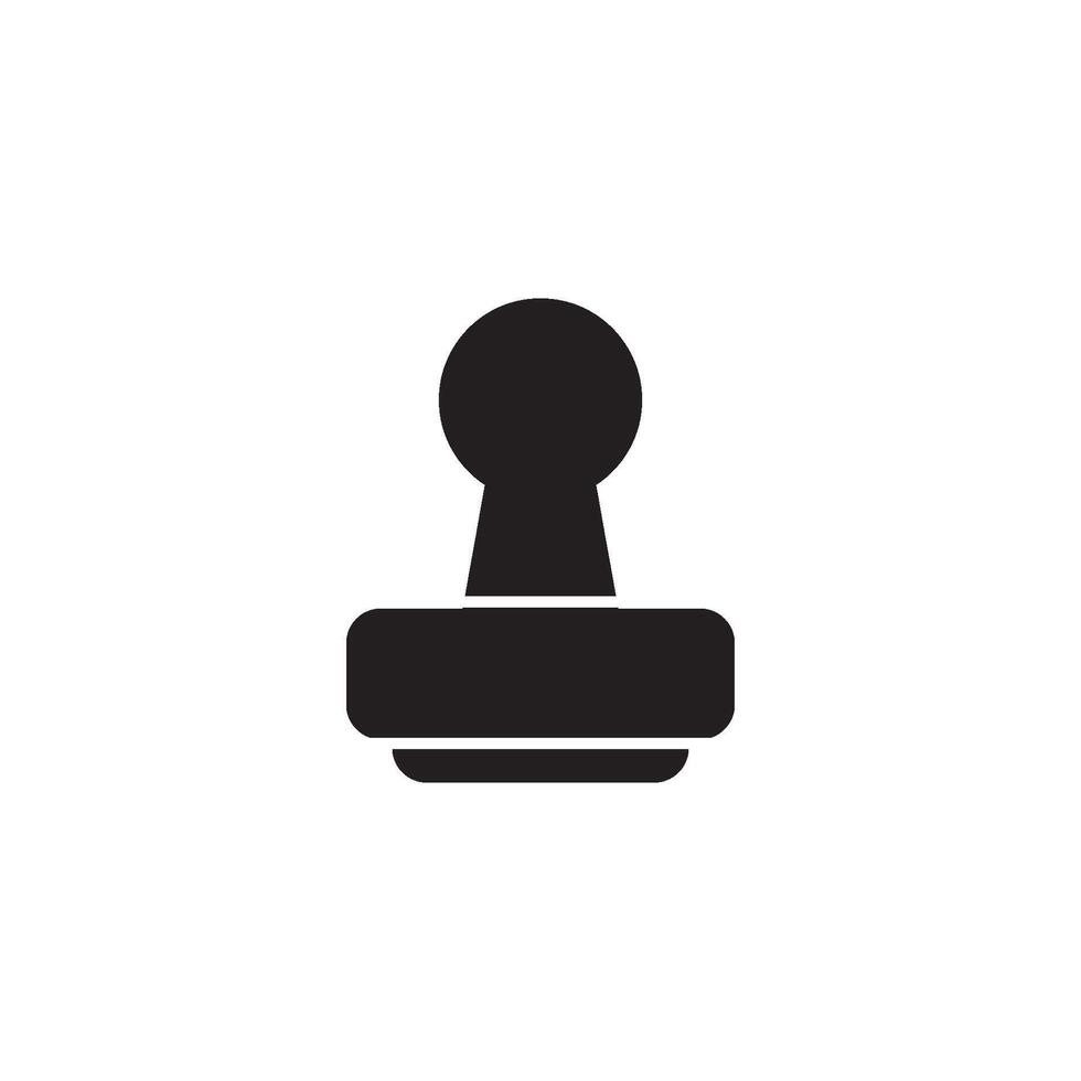 rubber postzegel icoon vector ontwerp sjabloon