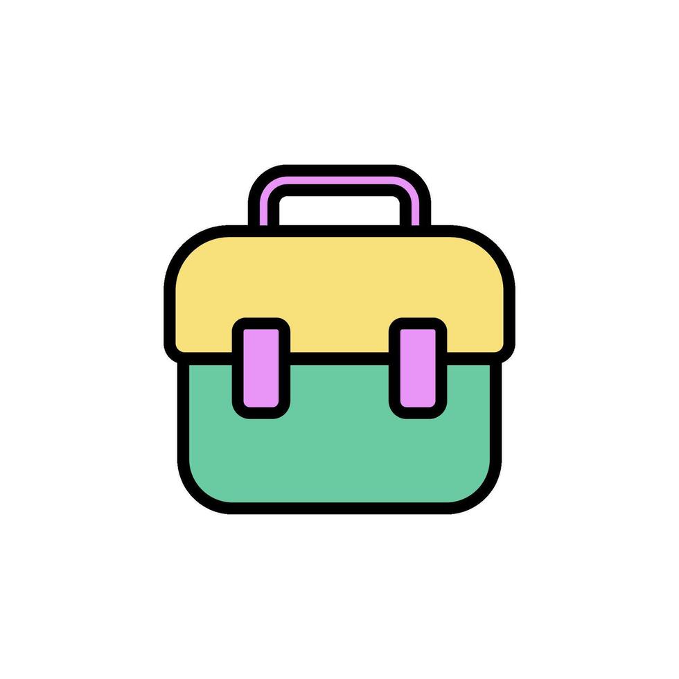 lunch doos icoon vector ontwerp Sjablonen gemakkelijk