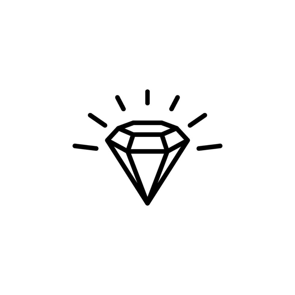 diamant modieus icoon vector ontwerp Sjablonen gemakkelijk