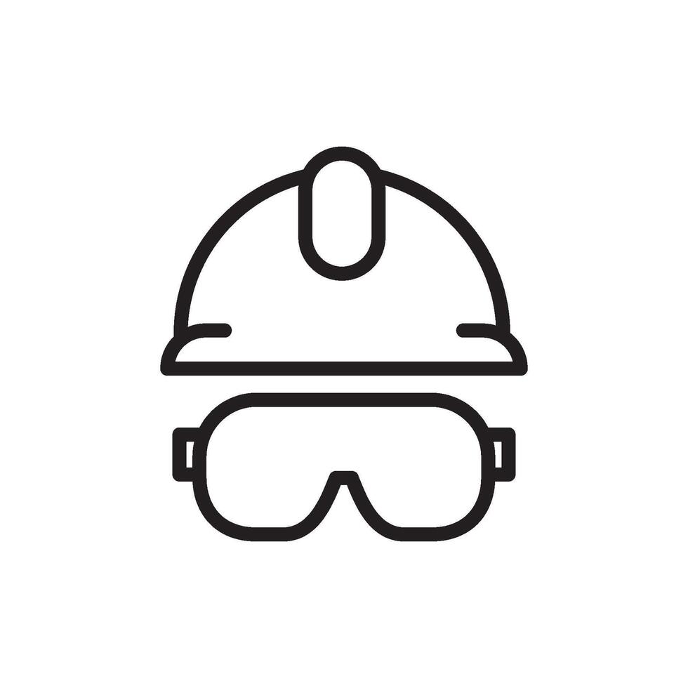 veiligheid helm icoon vector ontwerp Sjablonen