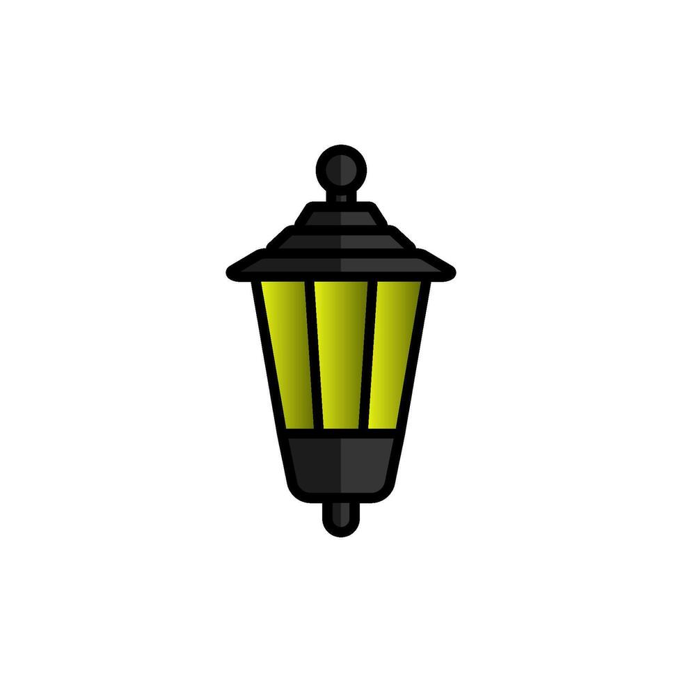 tuin lamp icoon vector ontwerp Sjablonen gemakkelijk