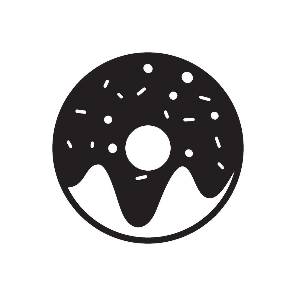 donuts icoon vector ontwerp Sjablonen gemakkelijk