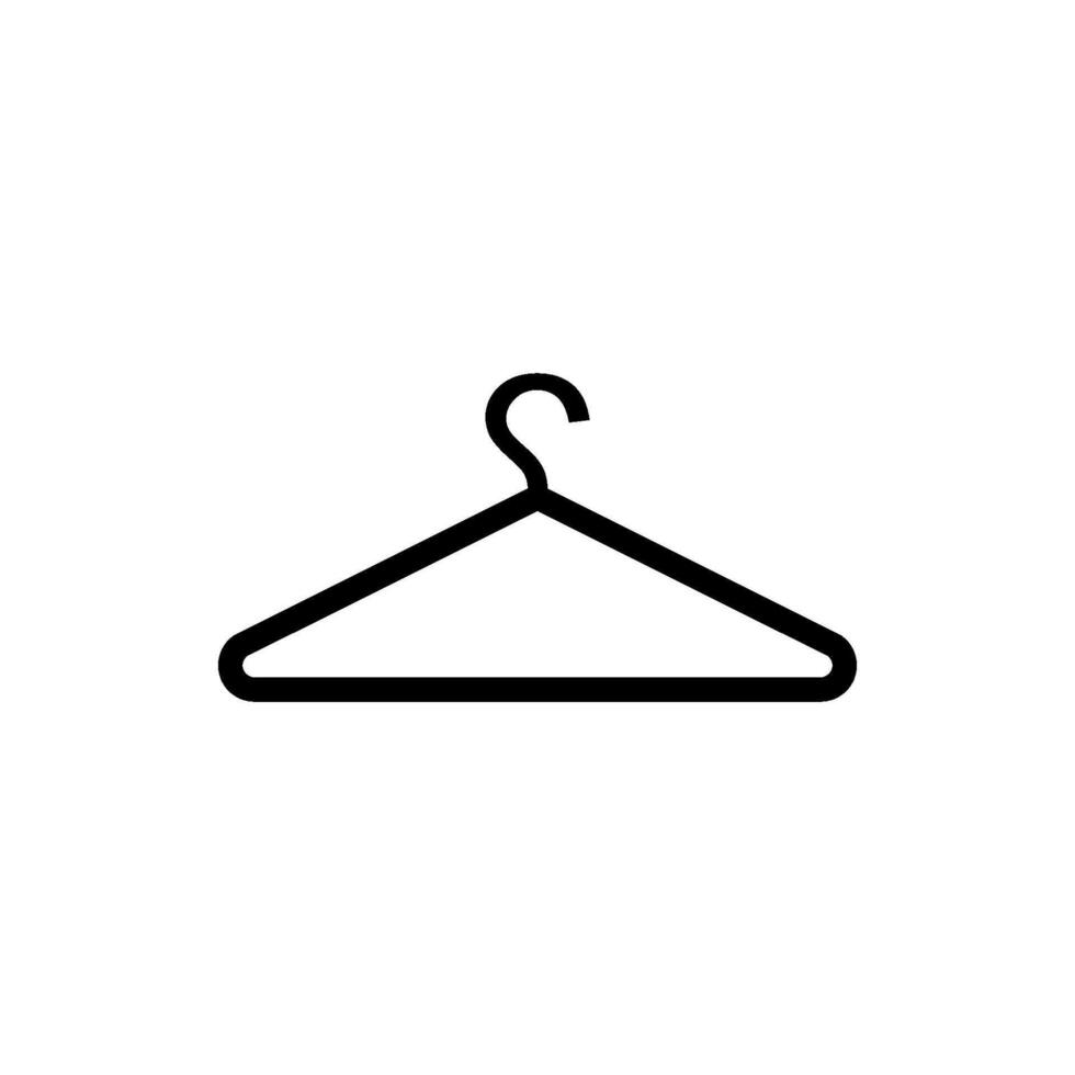 kleren hanger icoon vector ontwerp sjabloon