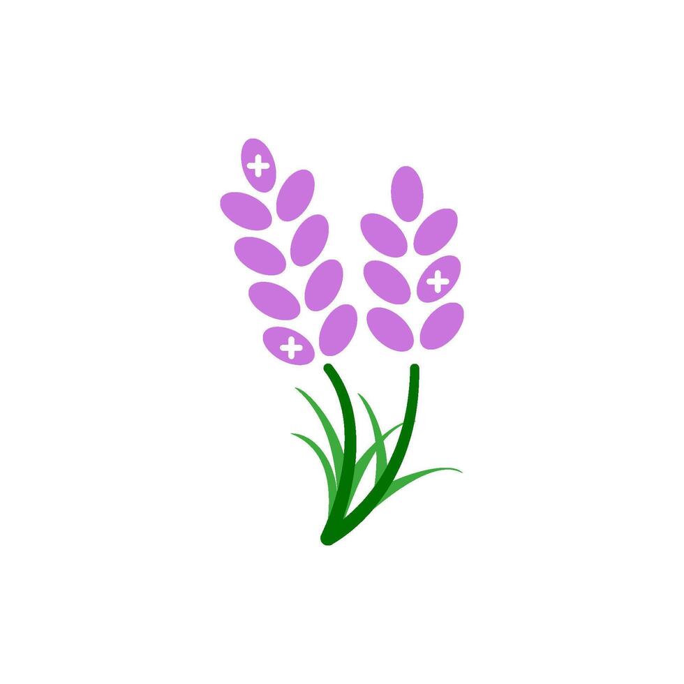 lavendel icoon vector ontwerp Sjablonen