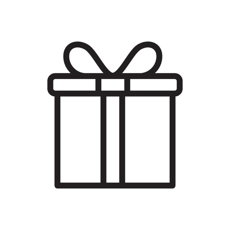 geschenk doos icoon vector ontwerp sjabloon