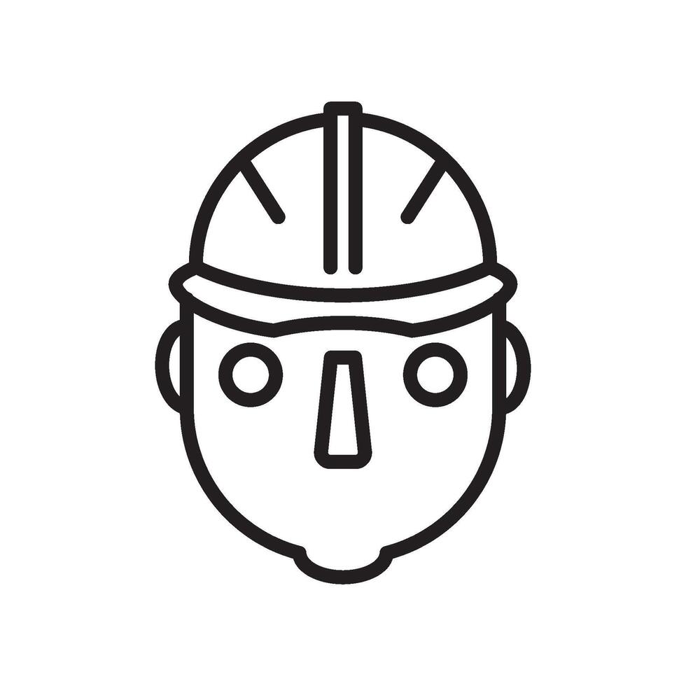 veiligheid helm icoon vector ontwerp Sjablonen