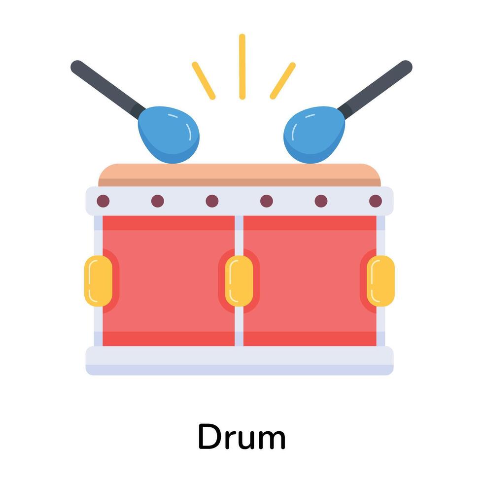 trendy drumconcepten vector