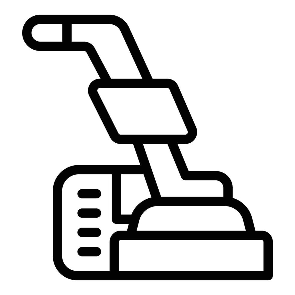 automatisch verdieping schoonmaakster icoon schets vector. sanitaire voorzieningen huis apparaat vector