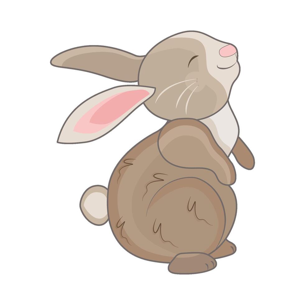 illustratie van konijn vector