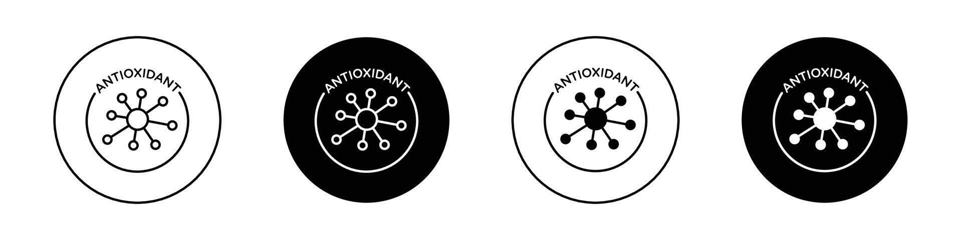 antioxidant vector icoon