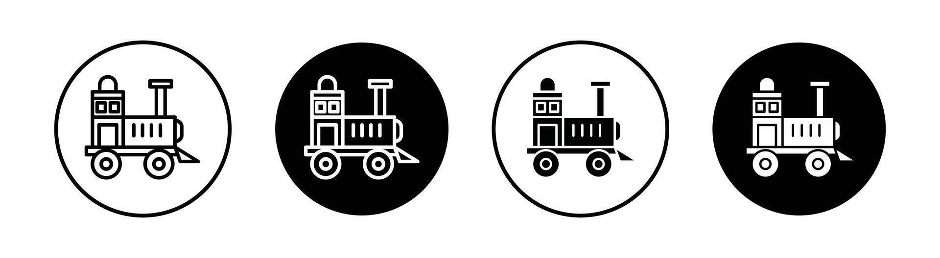 speelgoed- trein icoon vector