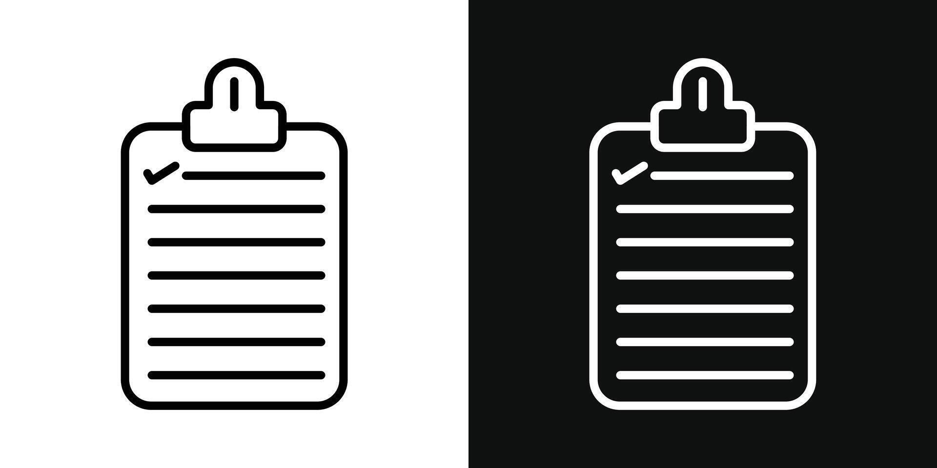 Klembord vector pictogram