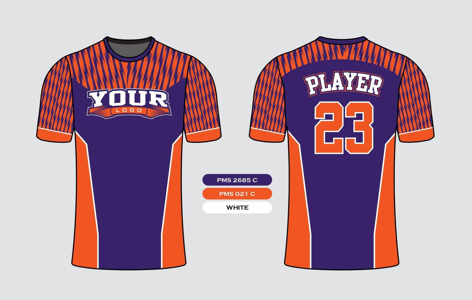 allemaal sport- team Jersey ontwerp met een elegant gespannen en wild kijken voor allemaal uw gewoontjes, mode en sportkleding vector