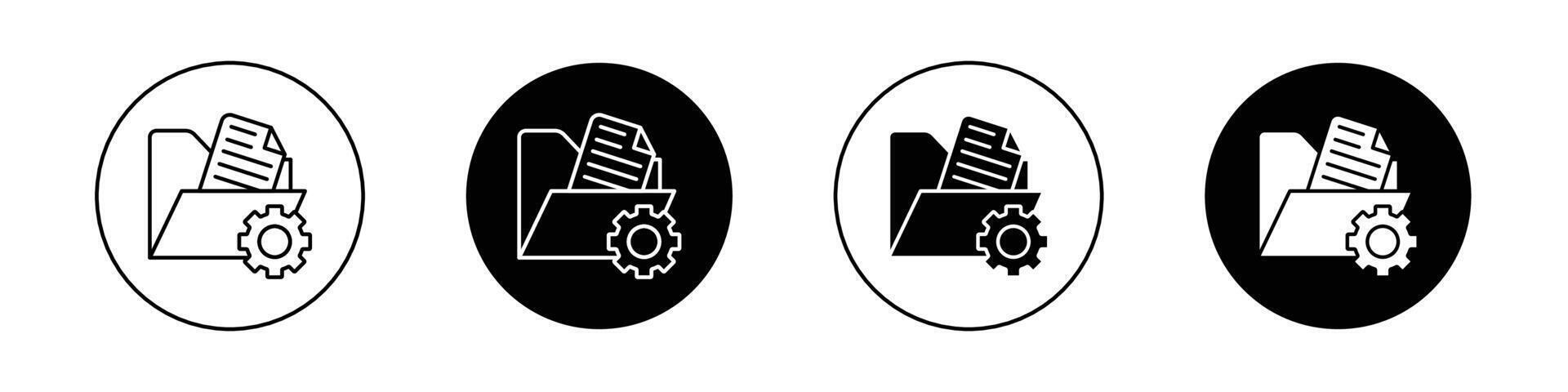 pictogram projectbeheer vector