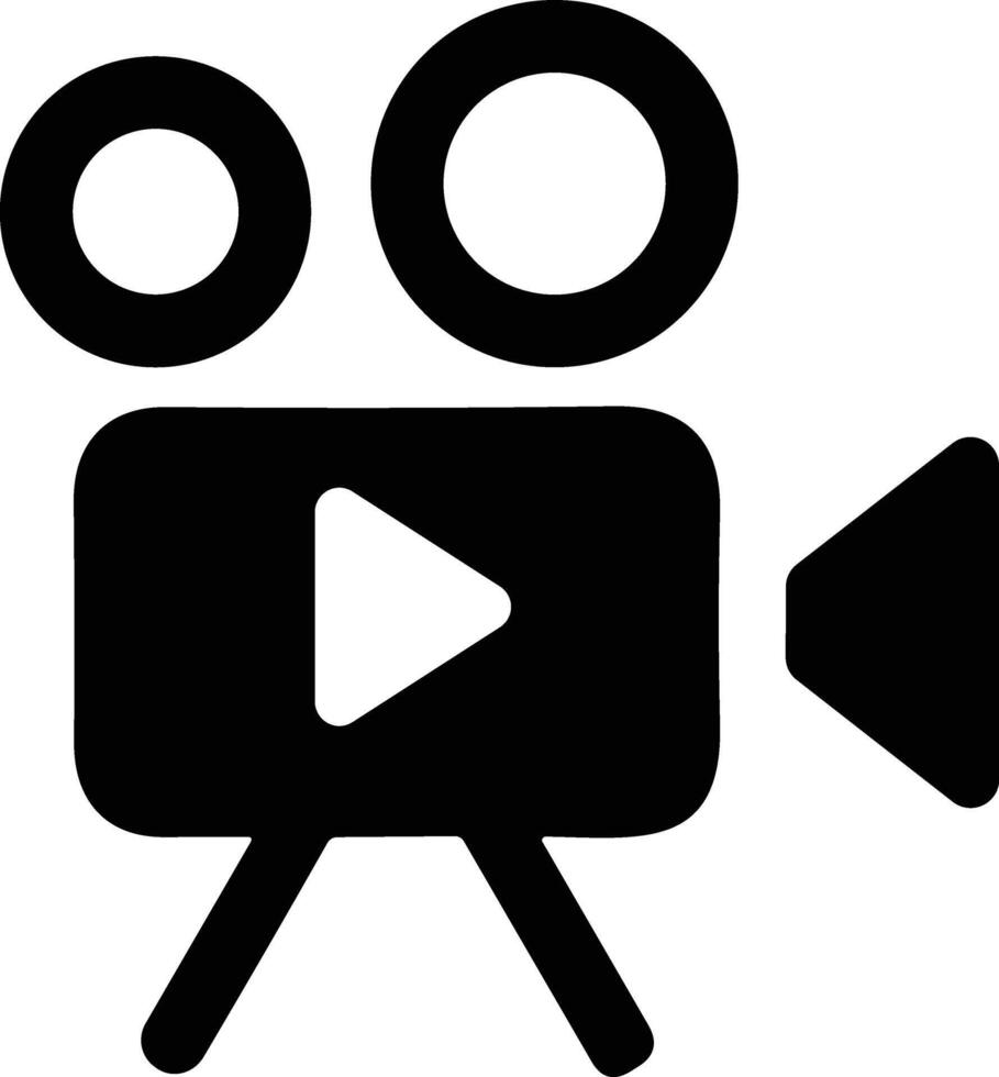 film video camera. camera icoon symbool teken vector illustratie. film camera. oud bioscoop pictogrammen. film schieten, film speler