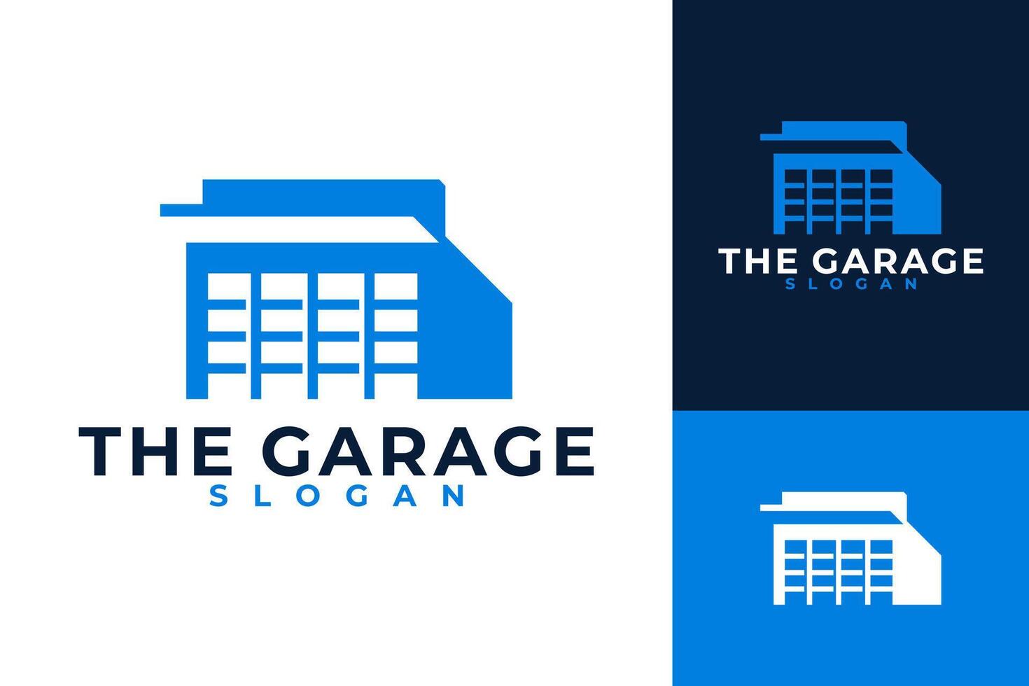 garage voertuig verhuur logo ontwerp vector