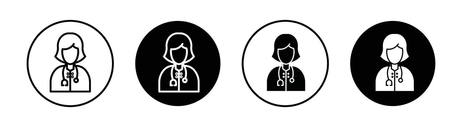 dokter vector pictogram