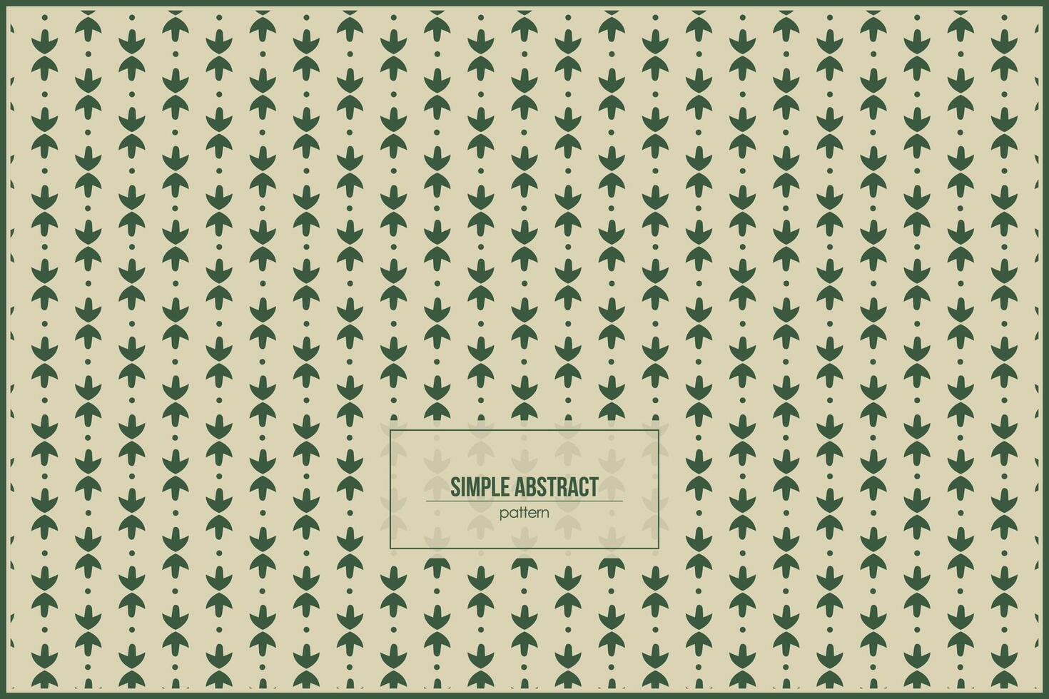 gemakkelijk abstract patroon met meerdere groen pijl vorm vector