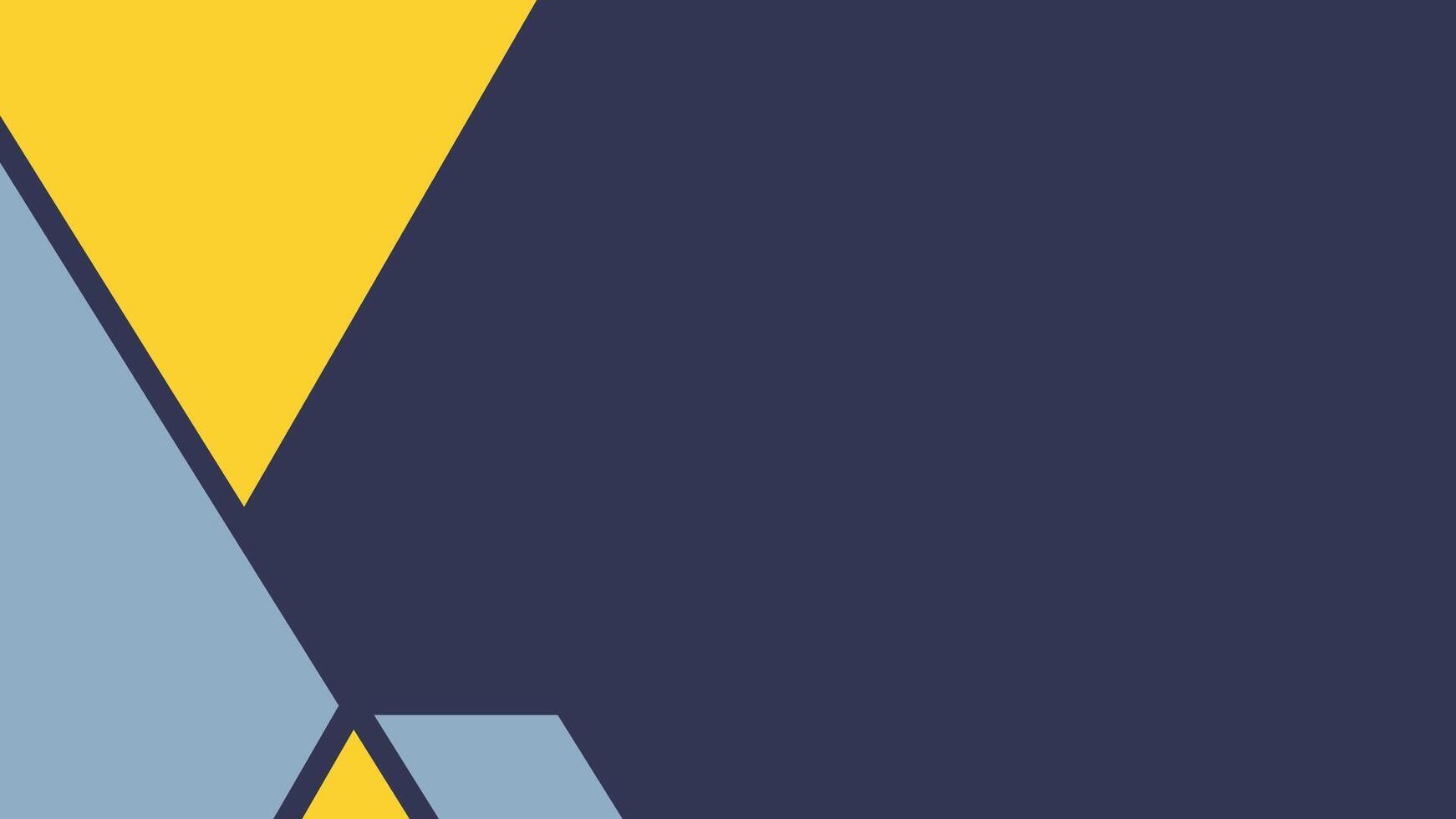 abstract blauw en geel achtergrond met meetkundig vormen. vector illustratie.