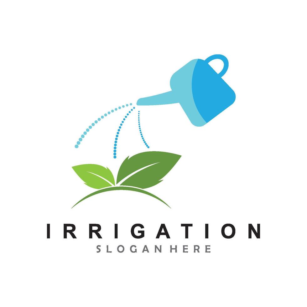 irrigatie logo ontwerp vector. icoon symbool. vector