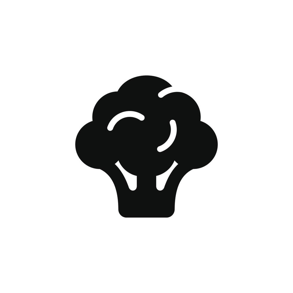 broccoli icoon geïsoleerd Aan wit achtergrond vector
