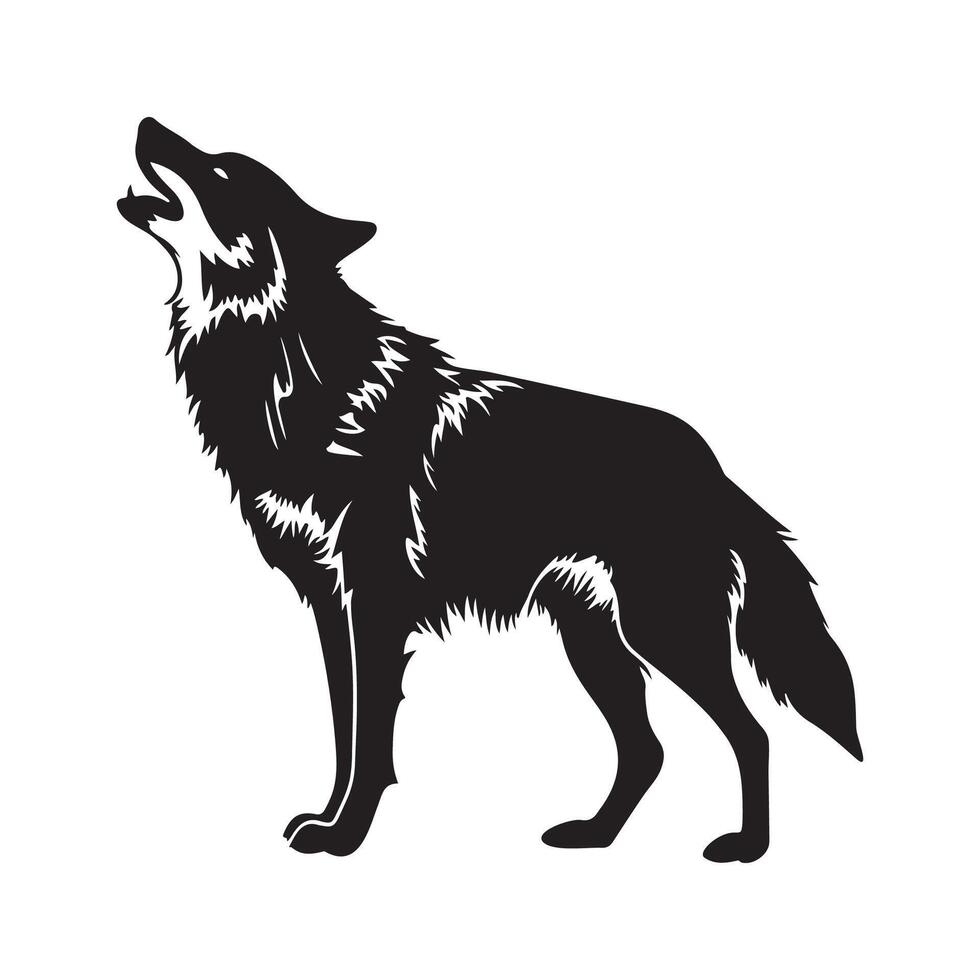 wolf vector illustratie vector