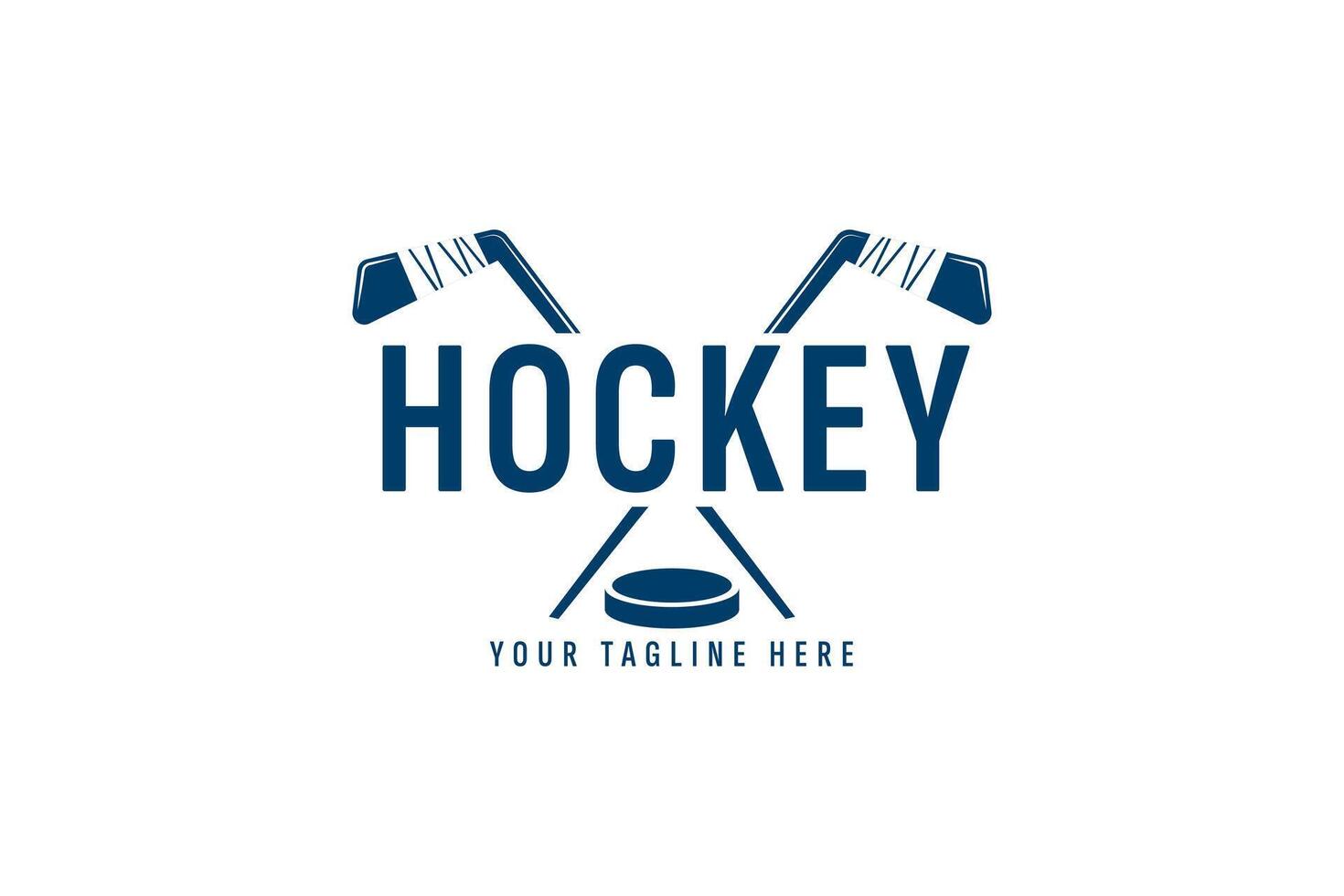 hockey logo vector icoon illustratie