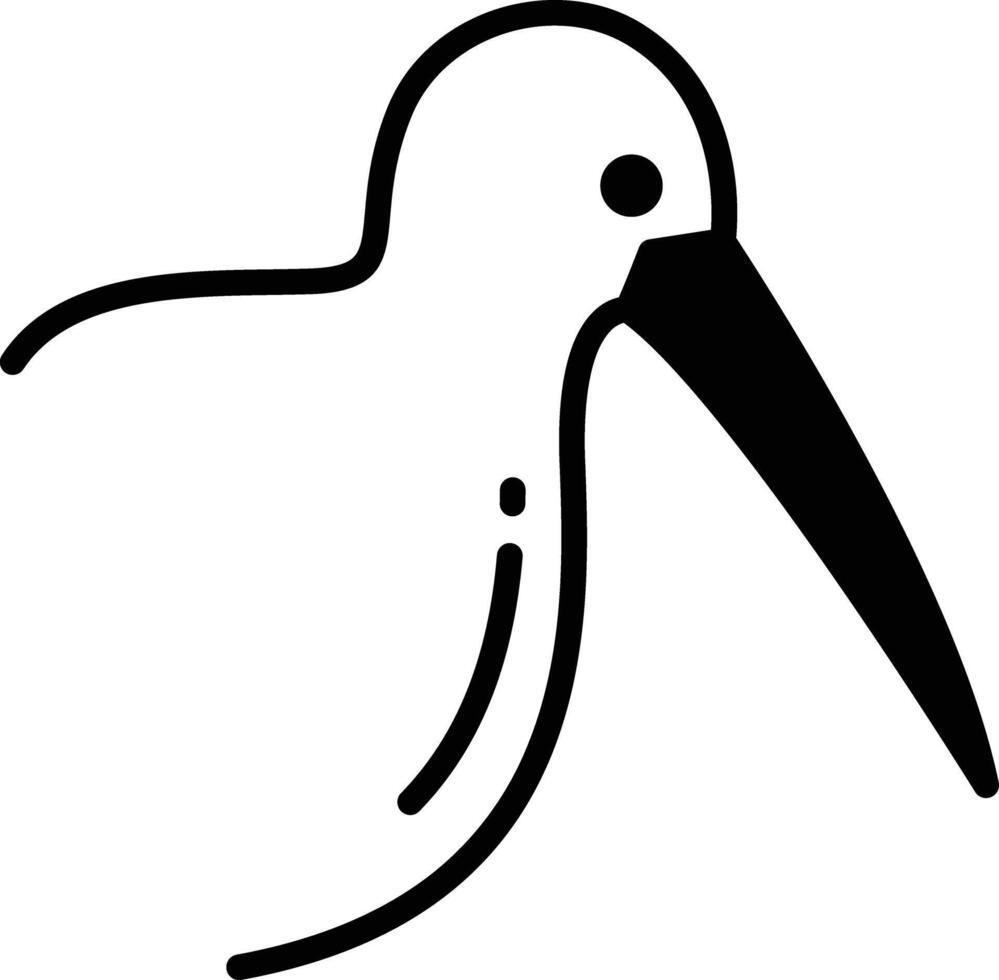 kiwi plak glyph en lijn vector illustratie
