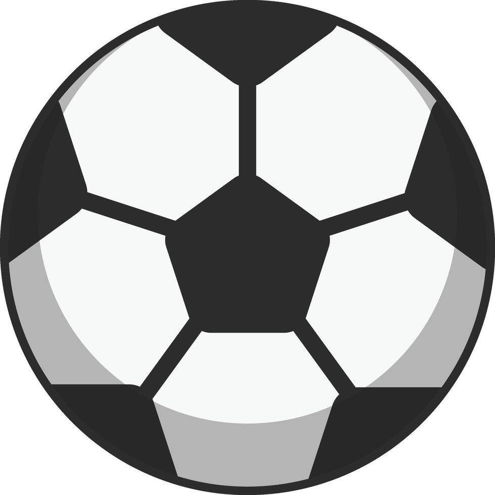 voetbal bal vector illustratie geïsoleerd Aan wit achtergrond