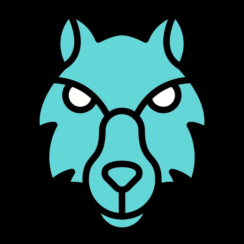 wolf vector pictogram