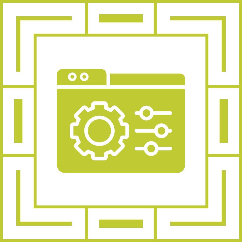 bedieningspaneel vector pictogram