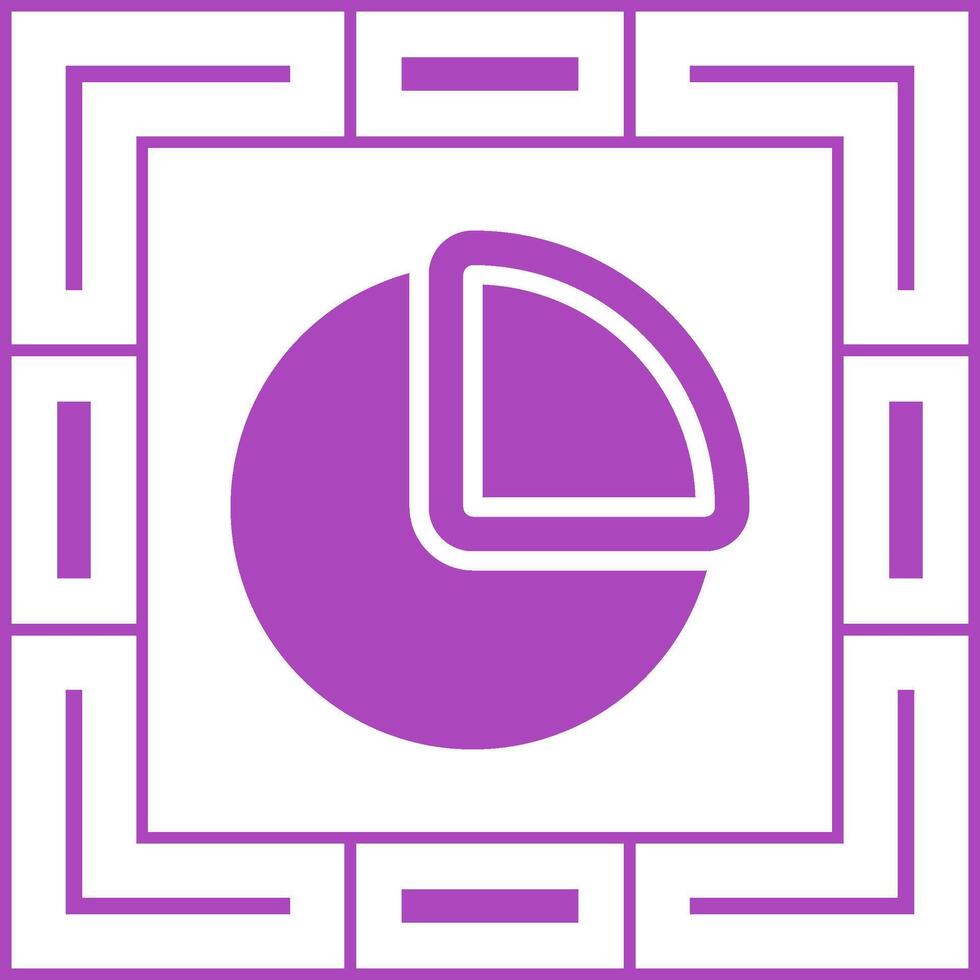 cirkeldiagram vector pictogram