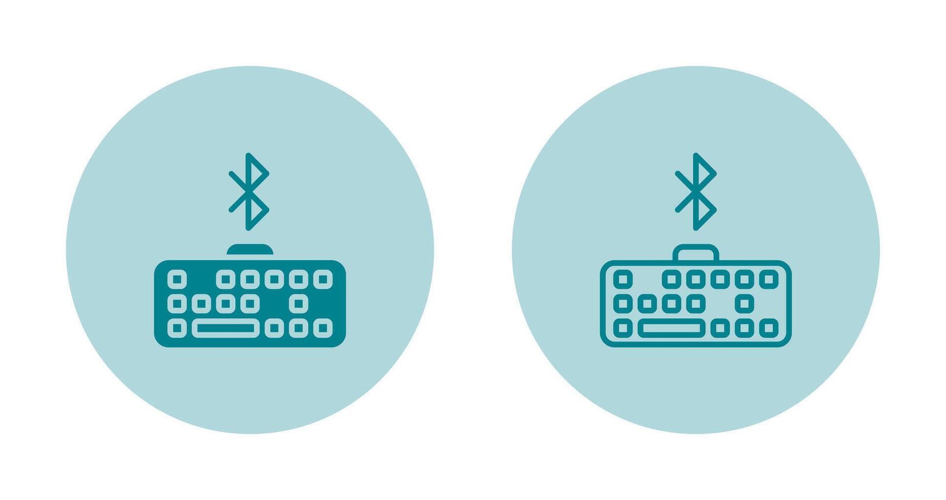 Bluetooth toetsenbord vector icoon