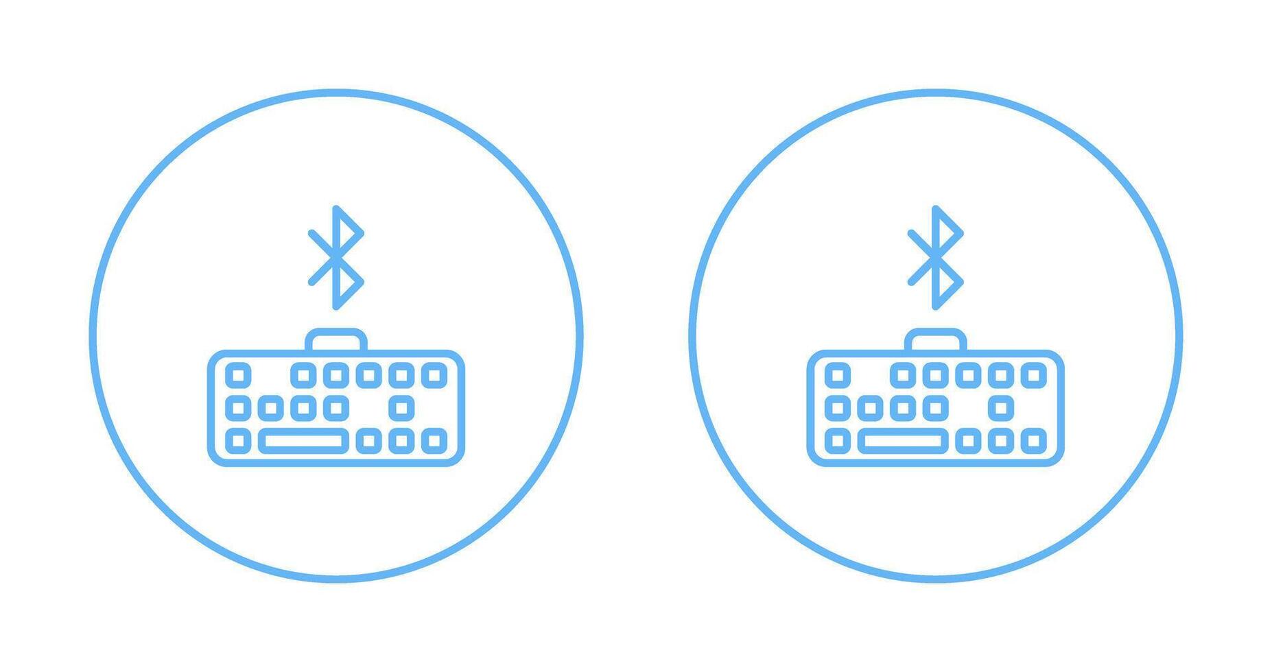 Bluetooth toetsenbord vector icoon