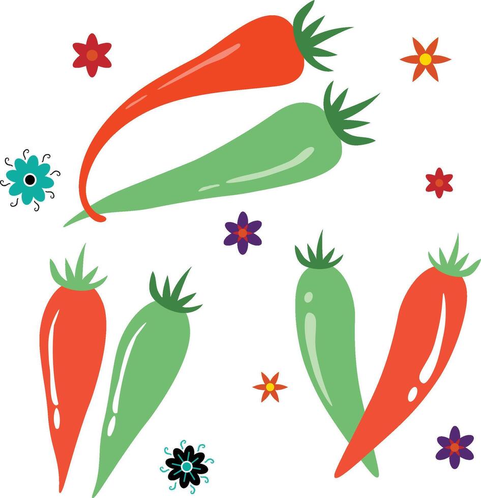 cinco de mayo wortel clip art ontwerp verzameling vector