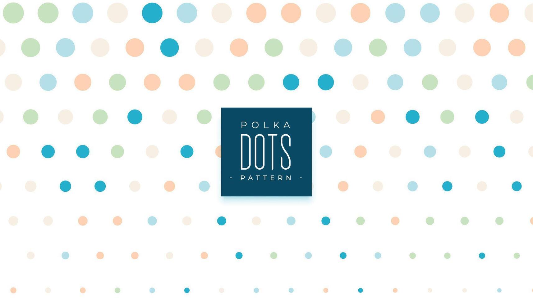 voor de helft toon stijl kleur polka dots patroon Aan wit behang ontwerp vector