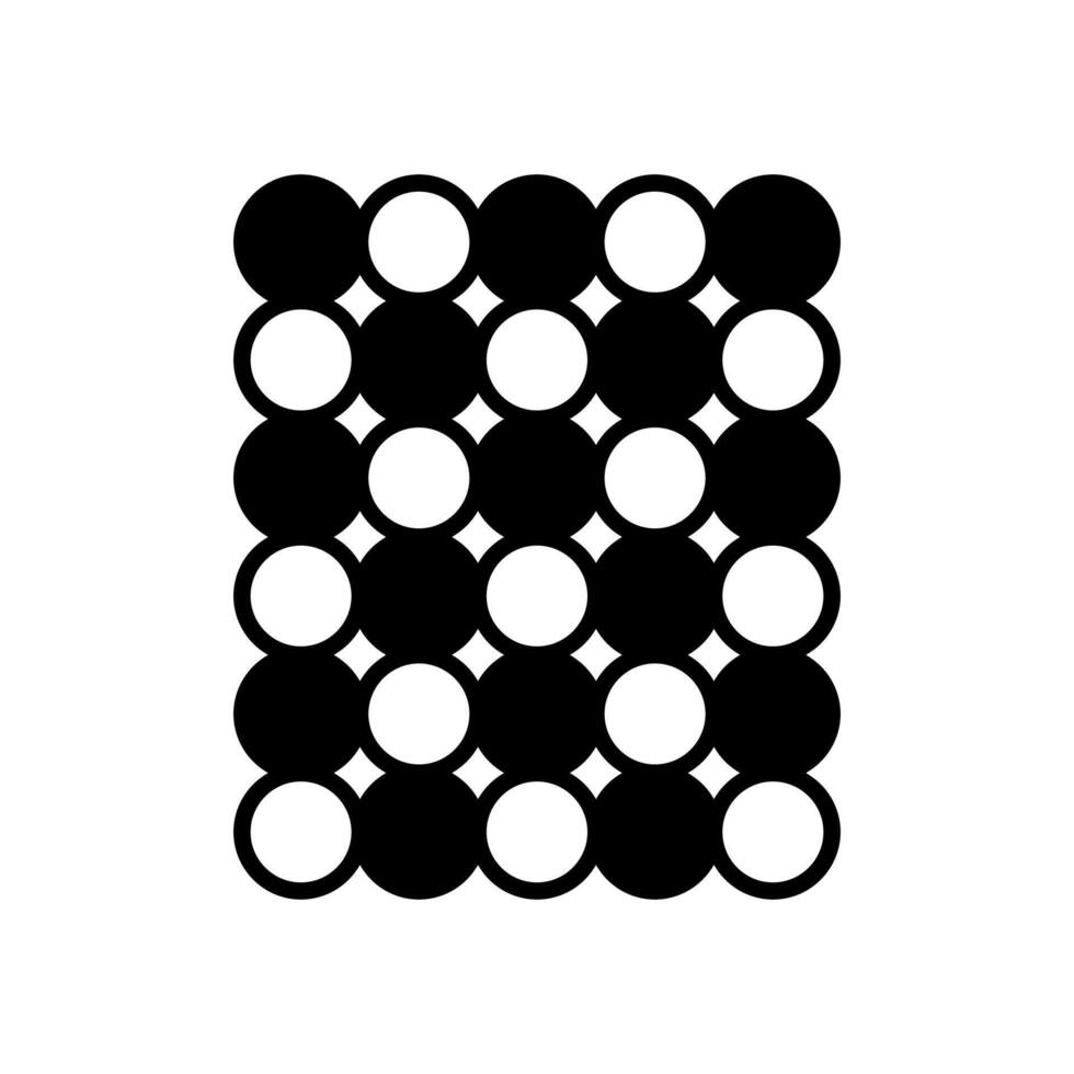 niet-kristallijn icoon in vector. logotype vector