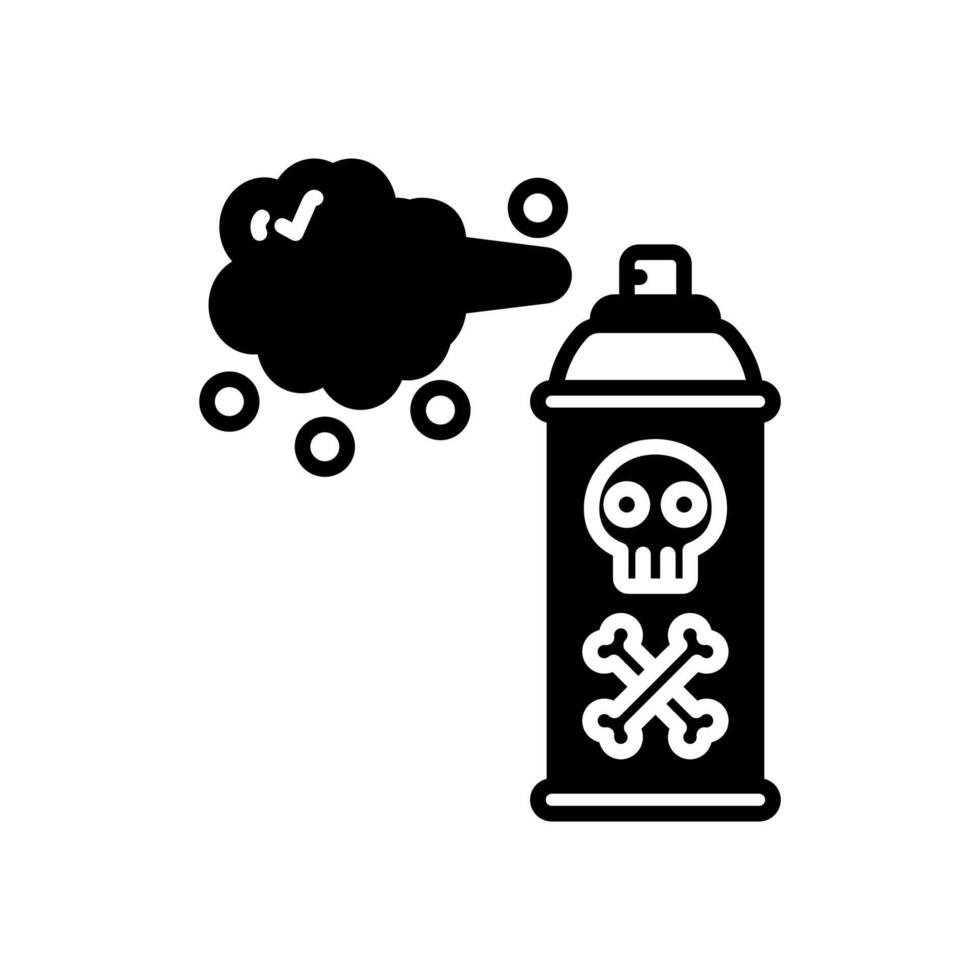 giftig verstuiven icoon in vector. logotype vector