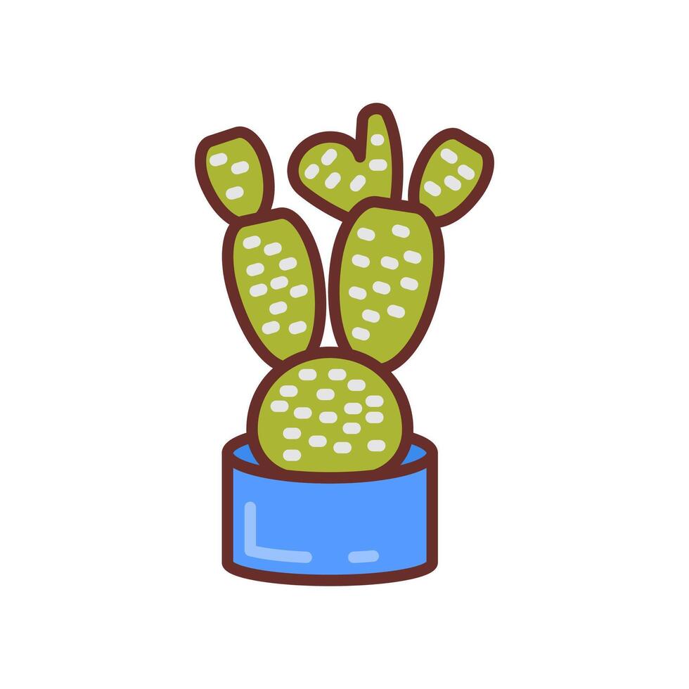 konijn oor cactus icoon in vector. logotype vector