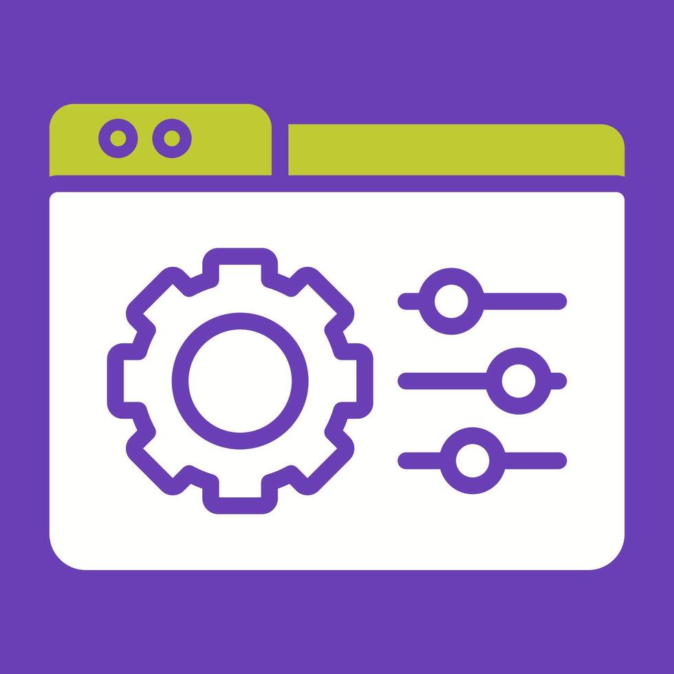 bedieningspaneel vector pictogram