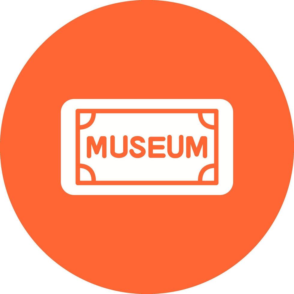 museum label vector icoon