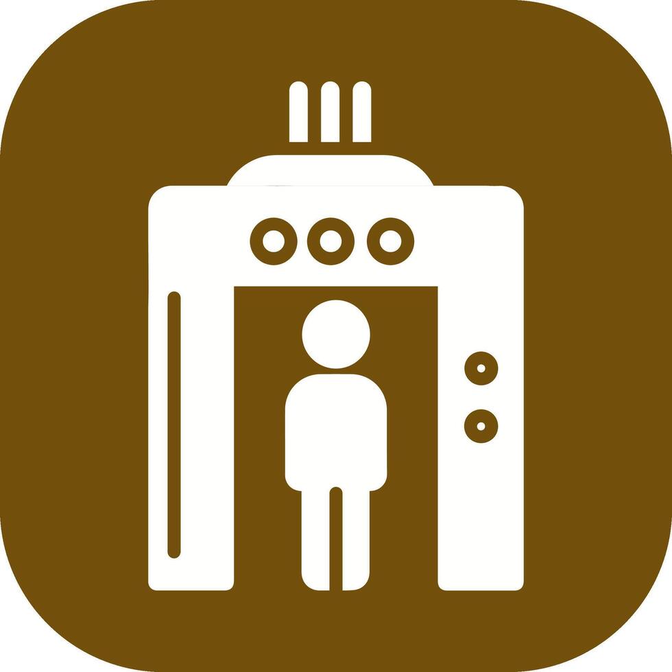 luchthaven veiligheid vector icoon