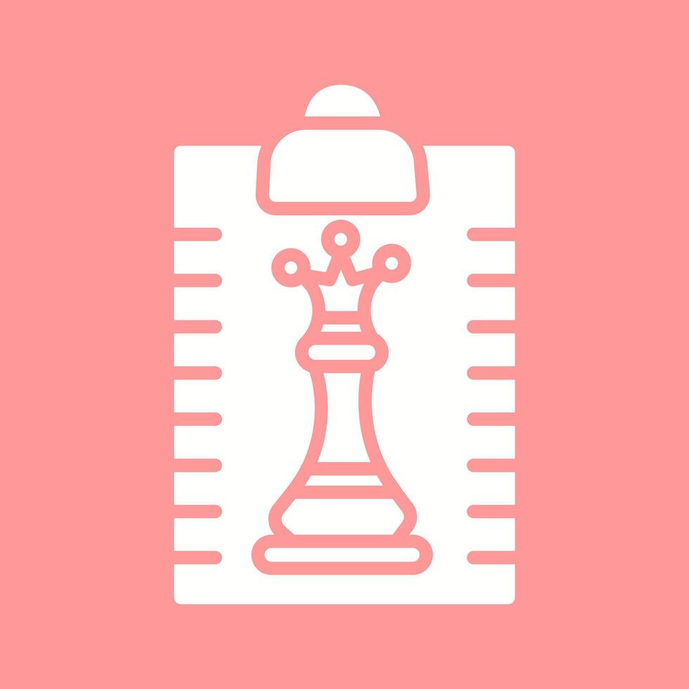 klembord schaak vector icoon